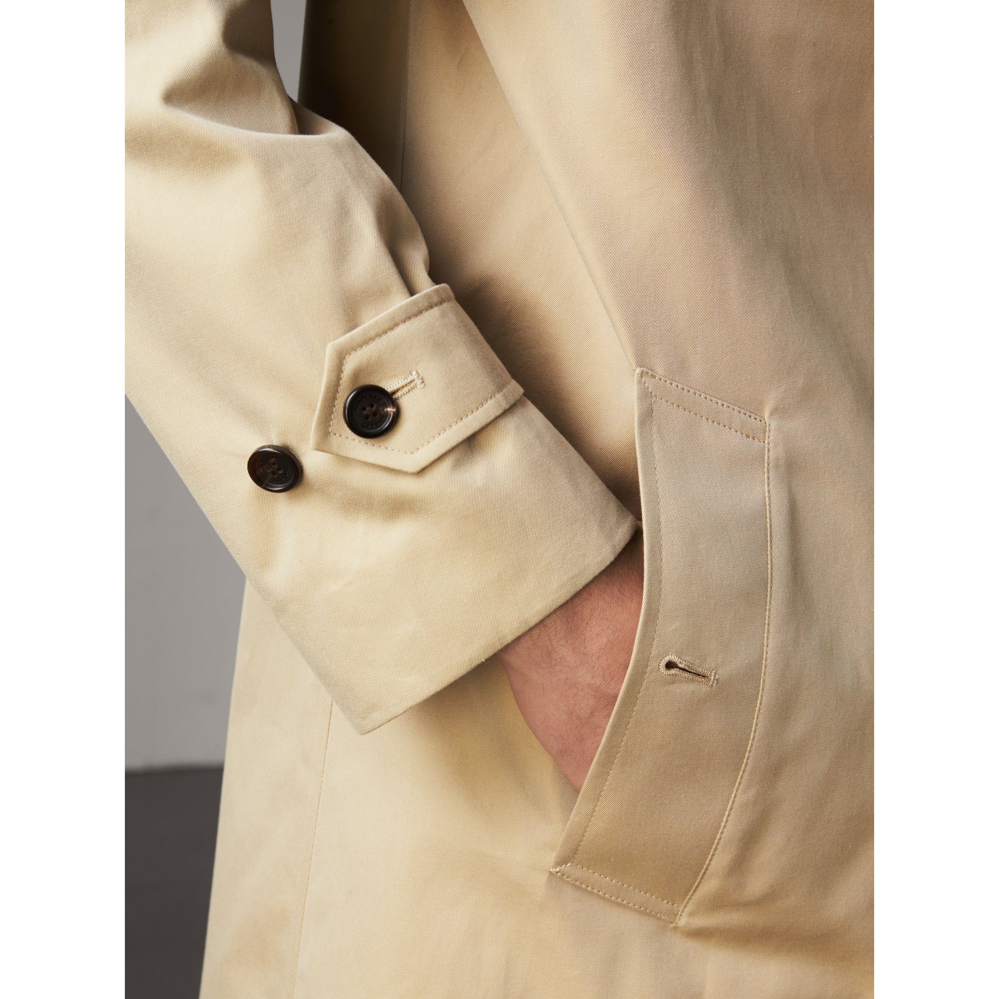 Paletot en gabardine de coton - Miel