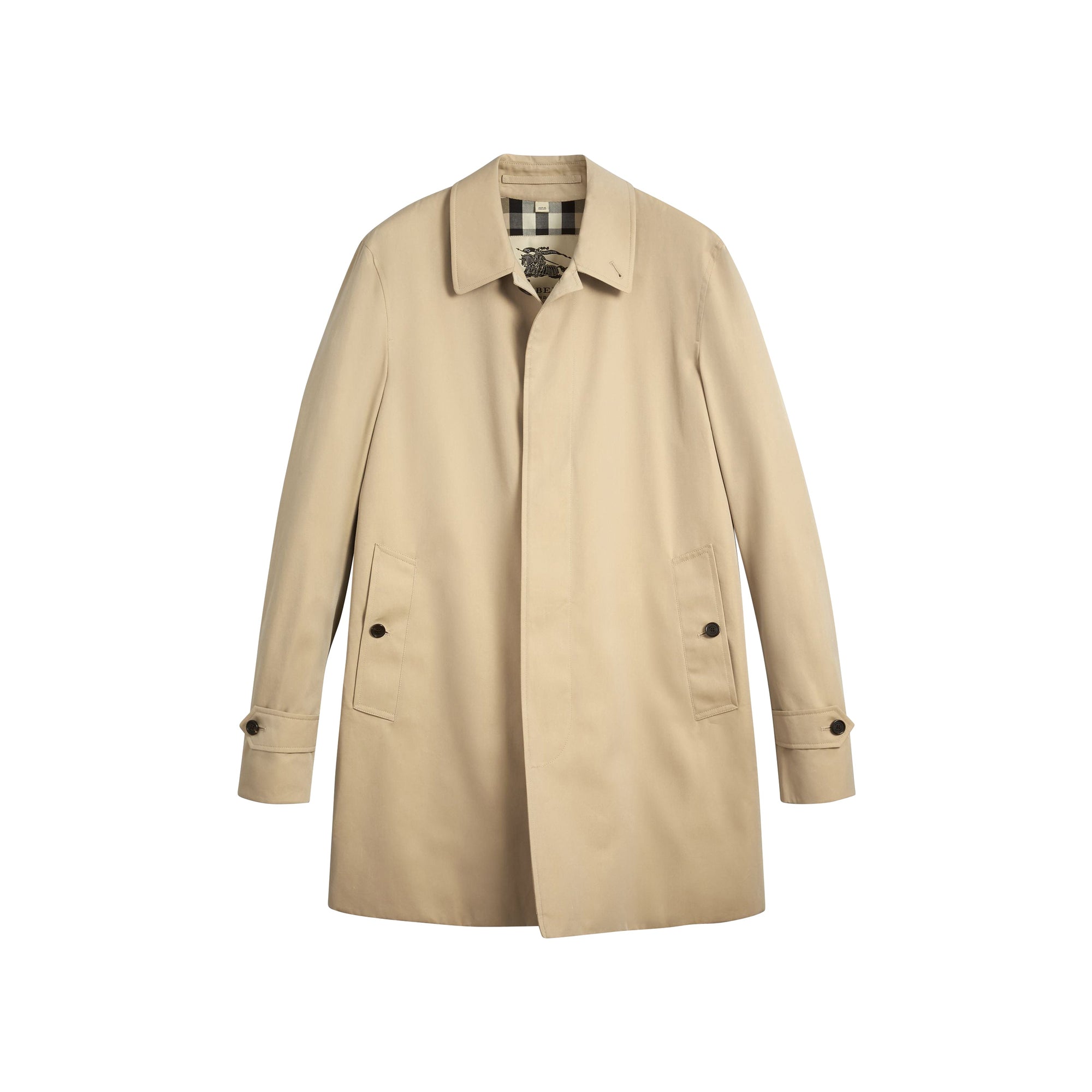 Paletot en gabardine de coton - Miel