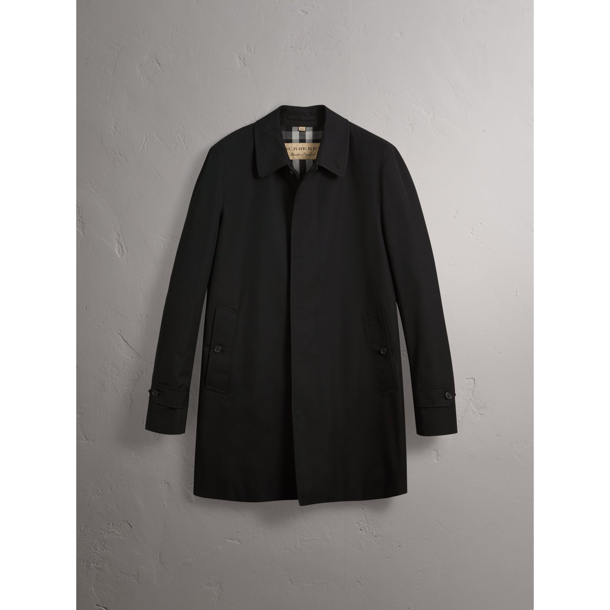 BLACK Paletot en gabardine de coton