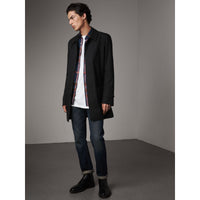 BLACK Paletot en gabardine de coton