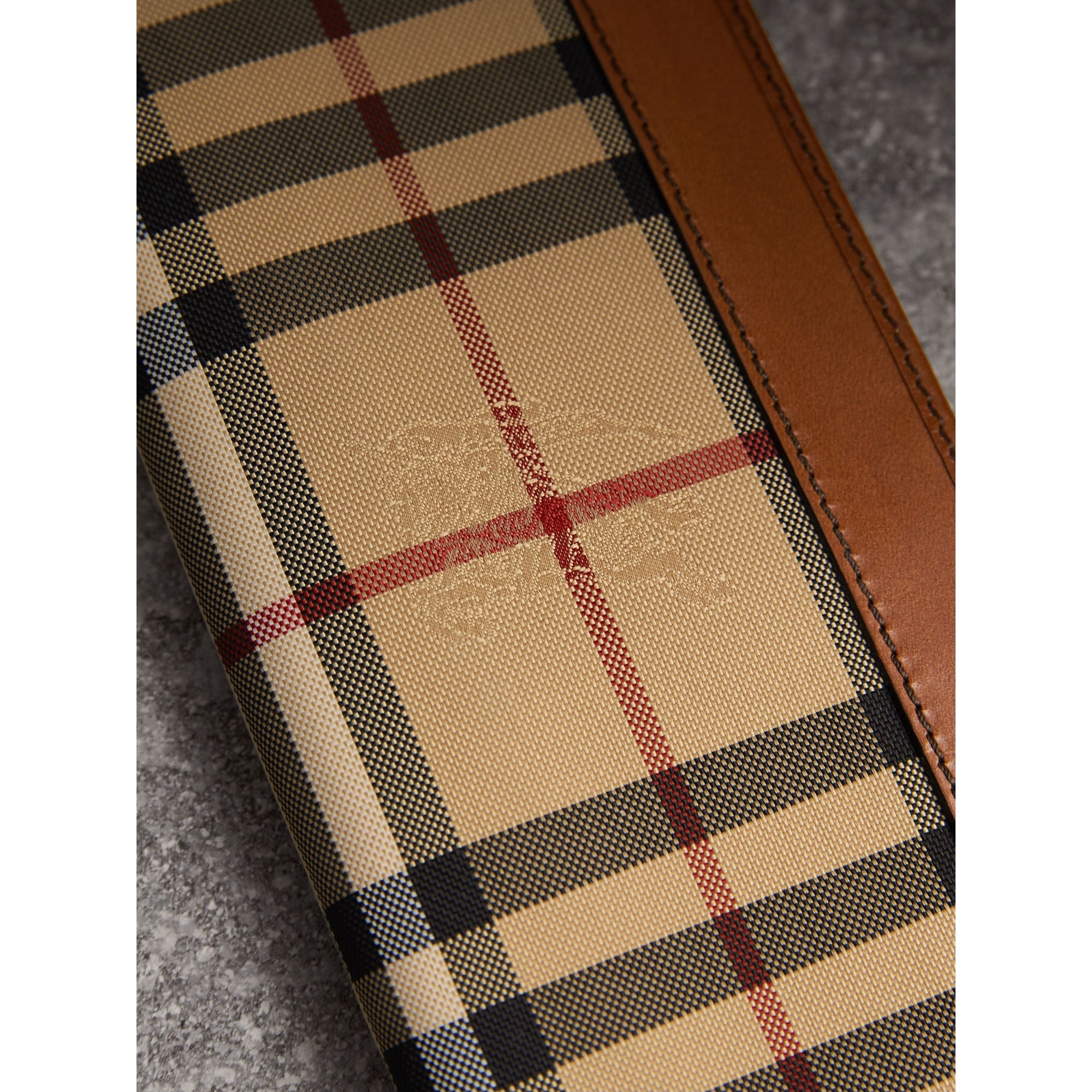 TAN Portefeuille continental à motif Horseferry check