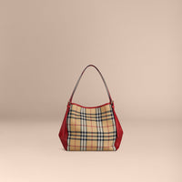 HONEY/PARADE RED Petit Sac The Canter avec motif Horseferry check et éléments en cuir