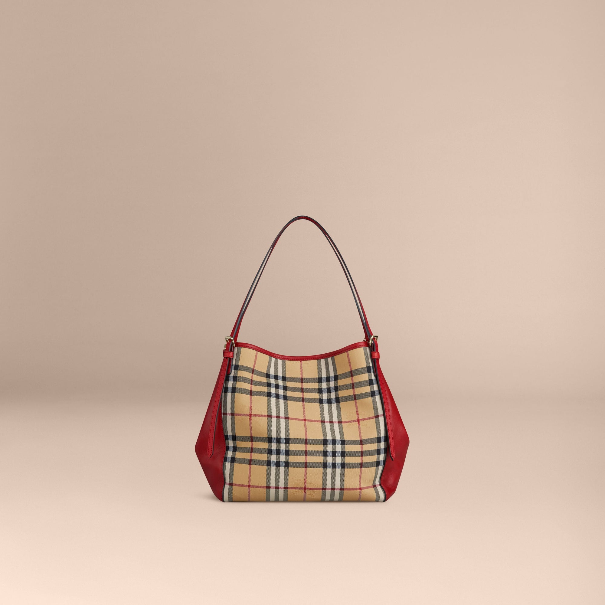 HONEY/PARADE RED Petit Sac The Canter avec motif Horseferry check et éléments en cuir