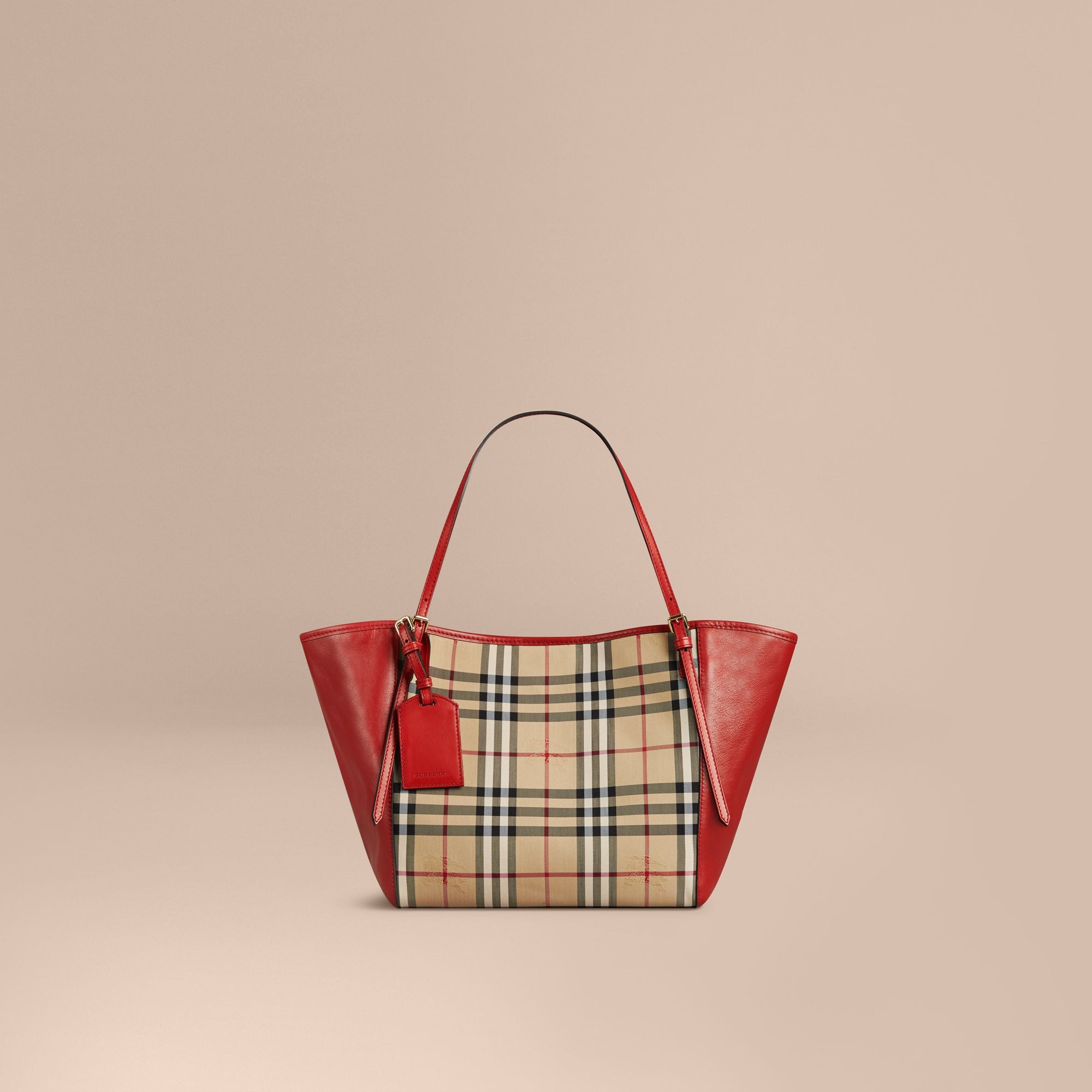 HONEY/PARADE RED Petit Sac The Canter avec motif Horseferry check et éléments en cuir
