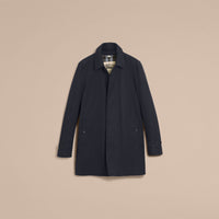 NAVY Paletot en gabardine de coton