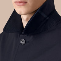 NAVY Paletot en gabardine de coton