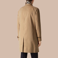 HONEY Paletot long en gabardine de coton