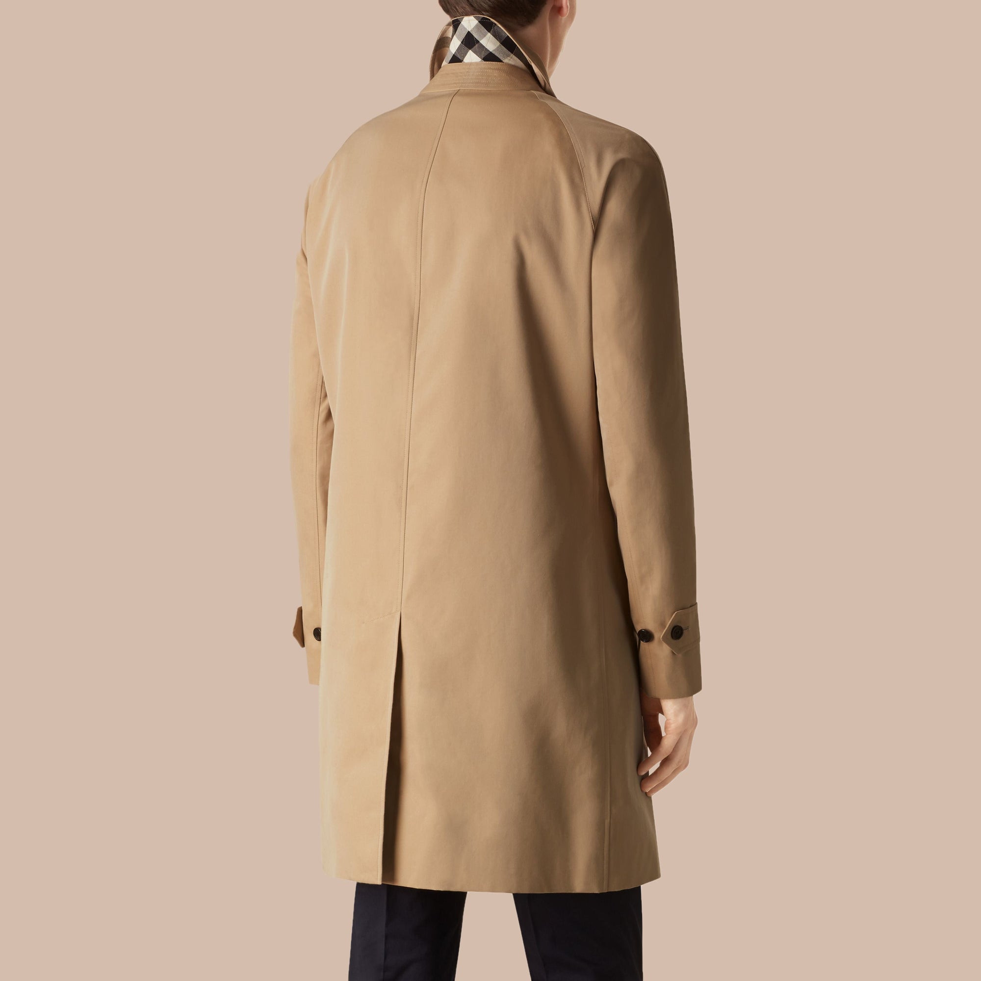 HONEY Paletot long en gabardine de coton