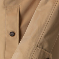HONEY Paletot long en gabardine de coton
