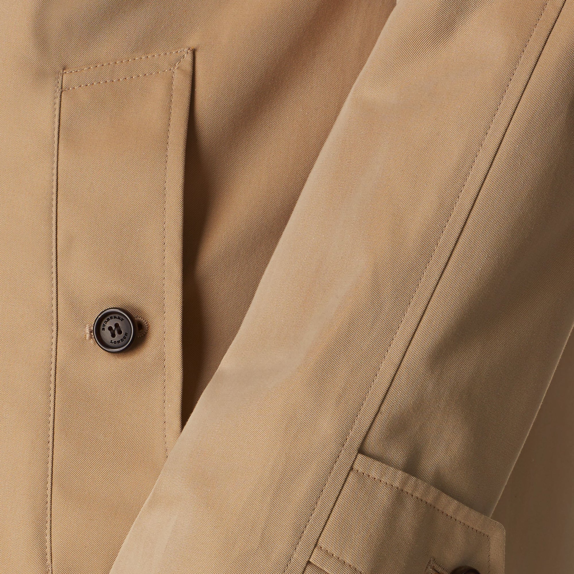 HONEY Paletot long en gabardine de coton