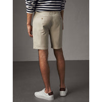 STONE Short chino en popeline de coton