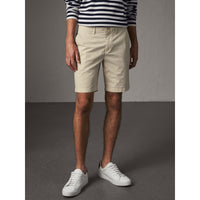 STONE Short chino en popeline de coton