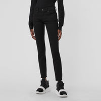 BLACK Jean skinny taille basse noir intense