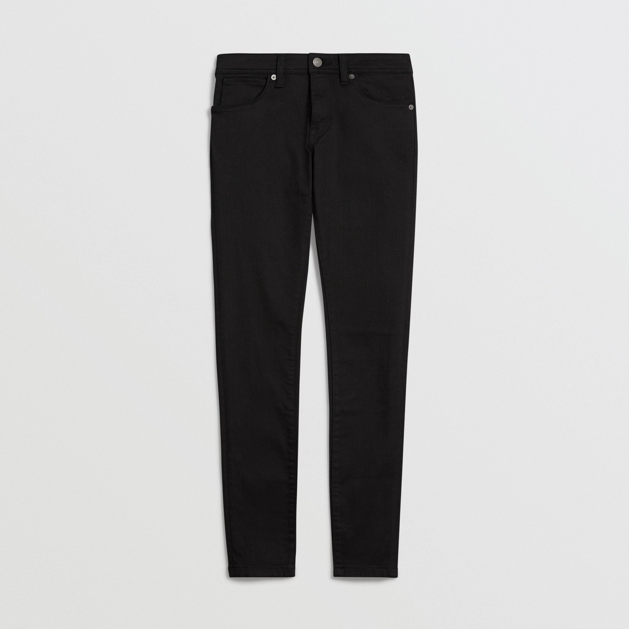 BLACK Jean skinny taille basse noir intense