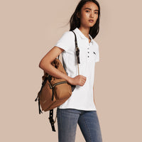 WHITE Polo en piqué de coton