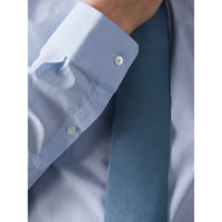 CITY BLUE Chemise ajustée en popeline de coton à rayures