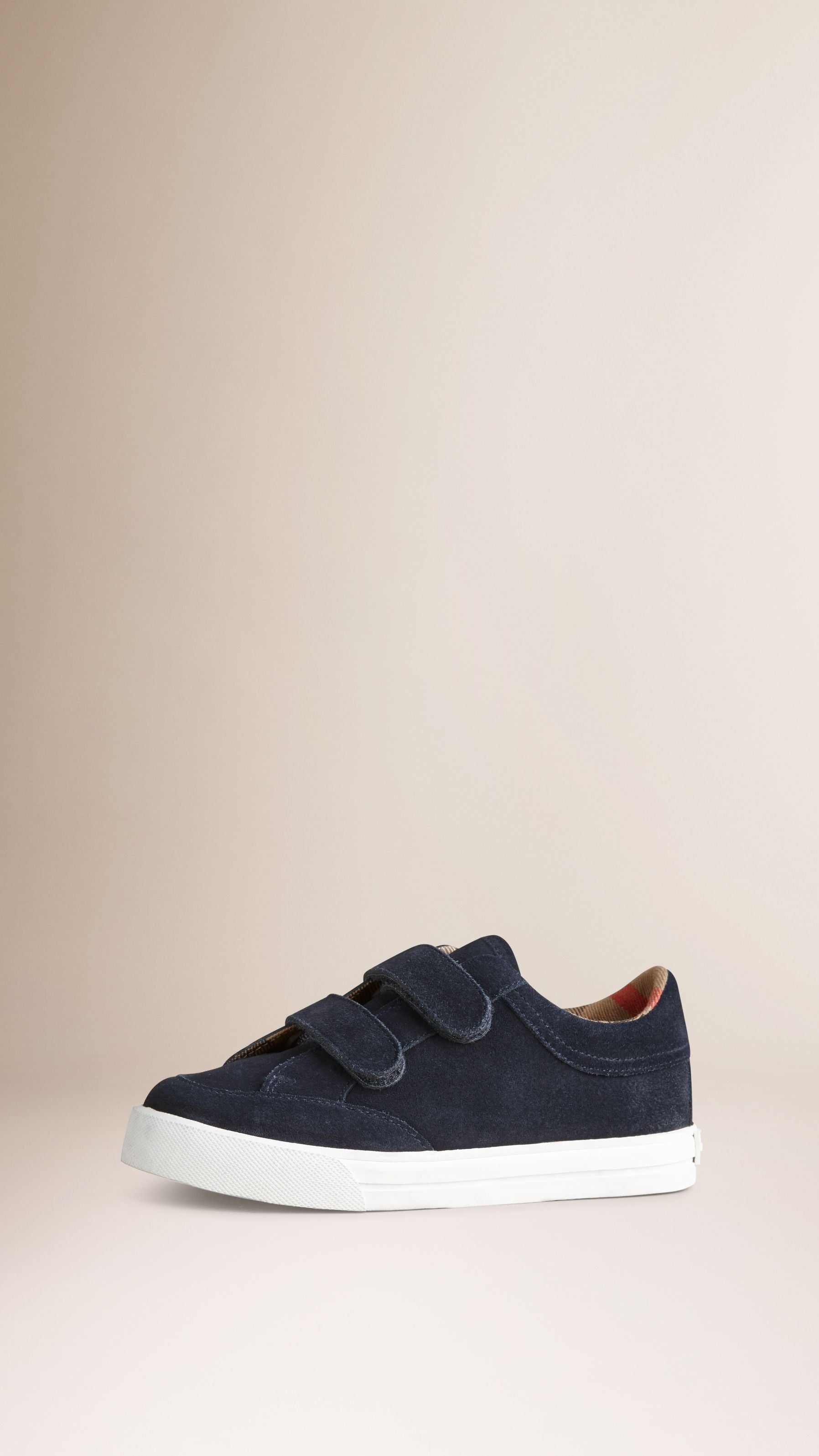 NAVY Baskets en daim