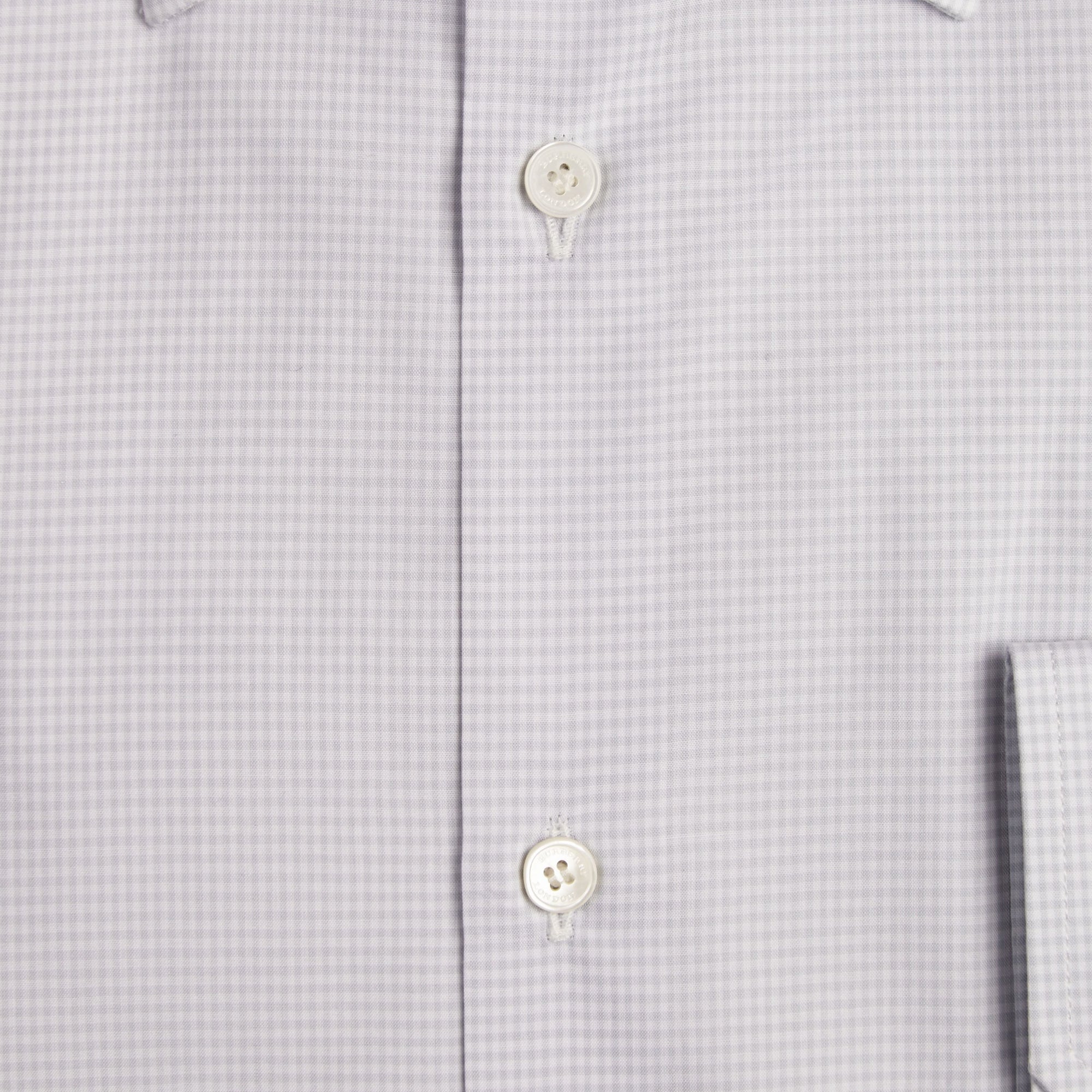 CITY GREY Chemise vichy moderne en popeline de coton