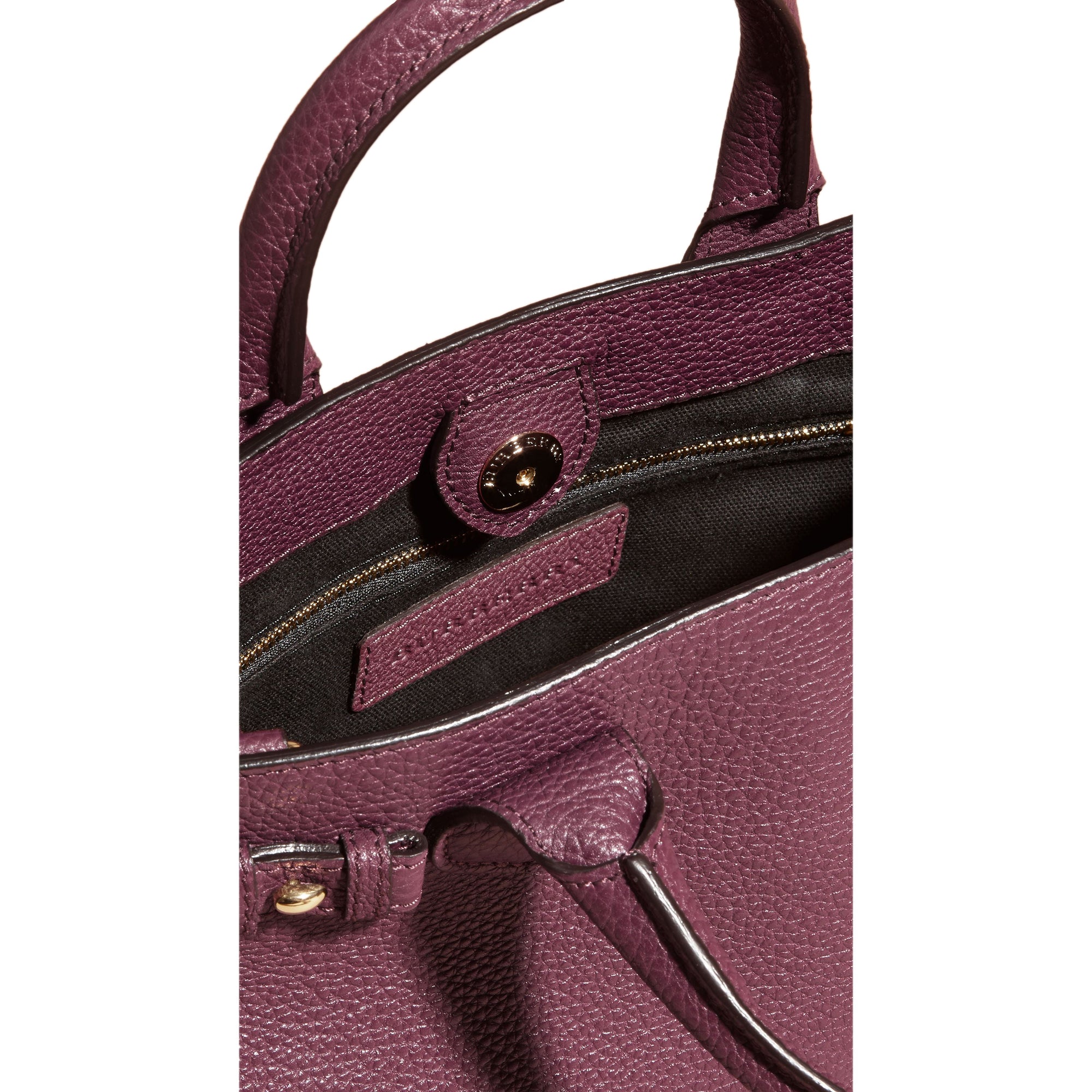 Petit sac The Banner en cuir et coton House check - Baie de Sureau