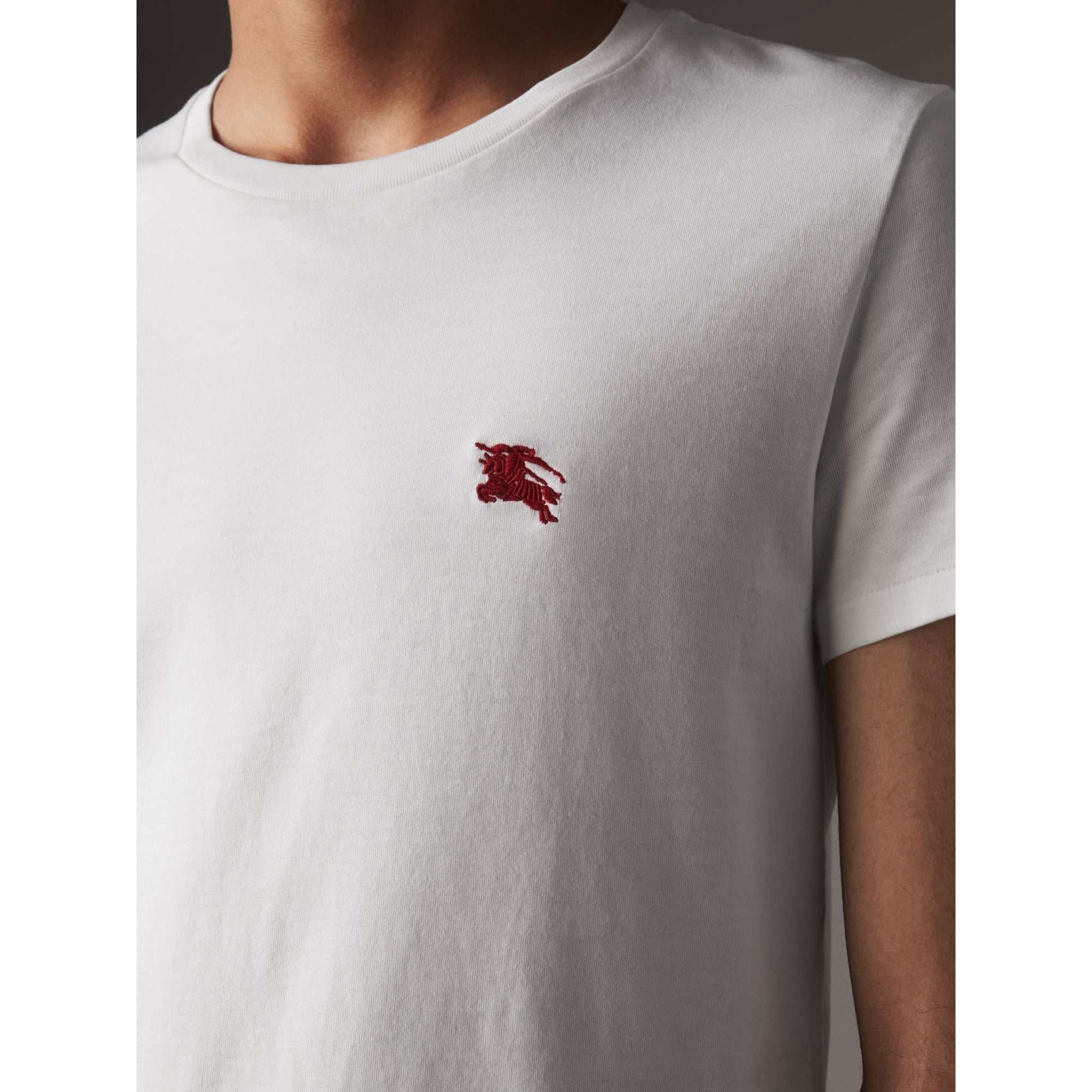 OPTIC WHITE T-shirt en jersey de coton