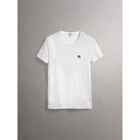 OPTIC WHITE T-shirt en jersey de coton