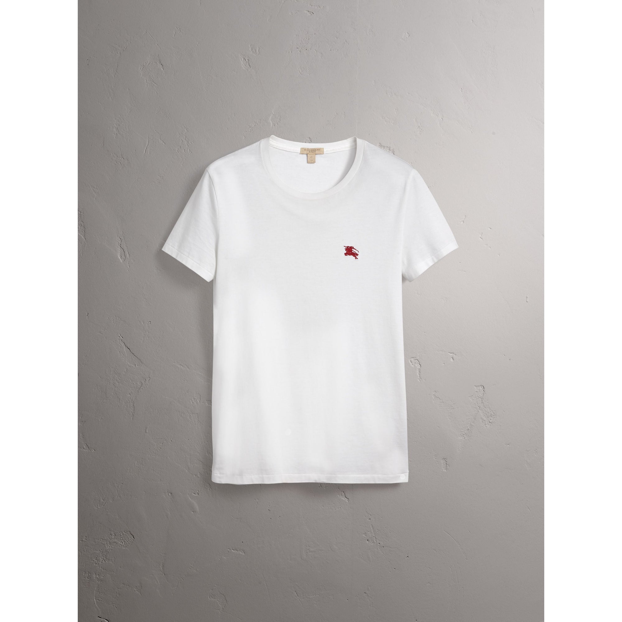OPTIC WHITE T-shirt en jersey de coton