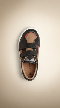 BLACK Baskets en house check