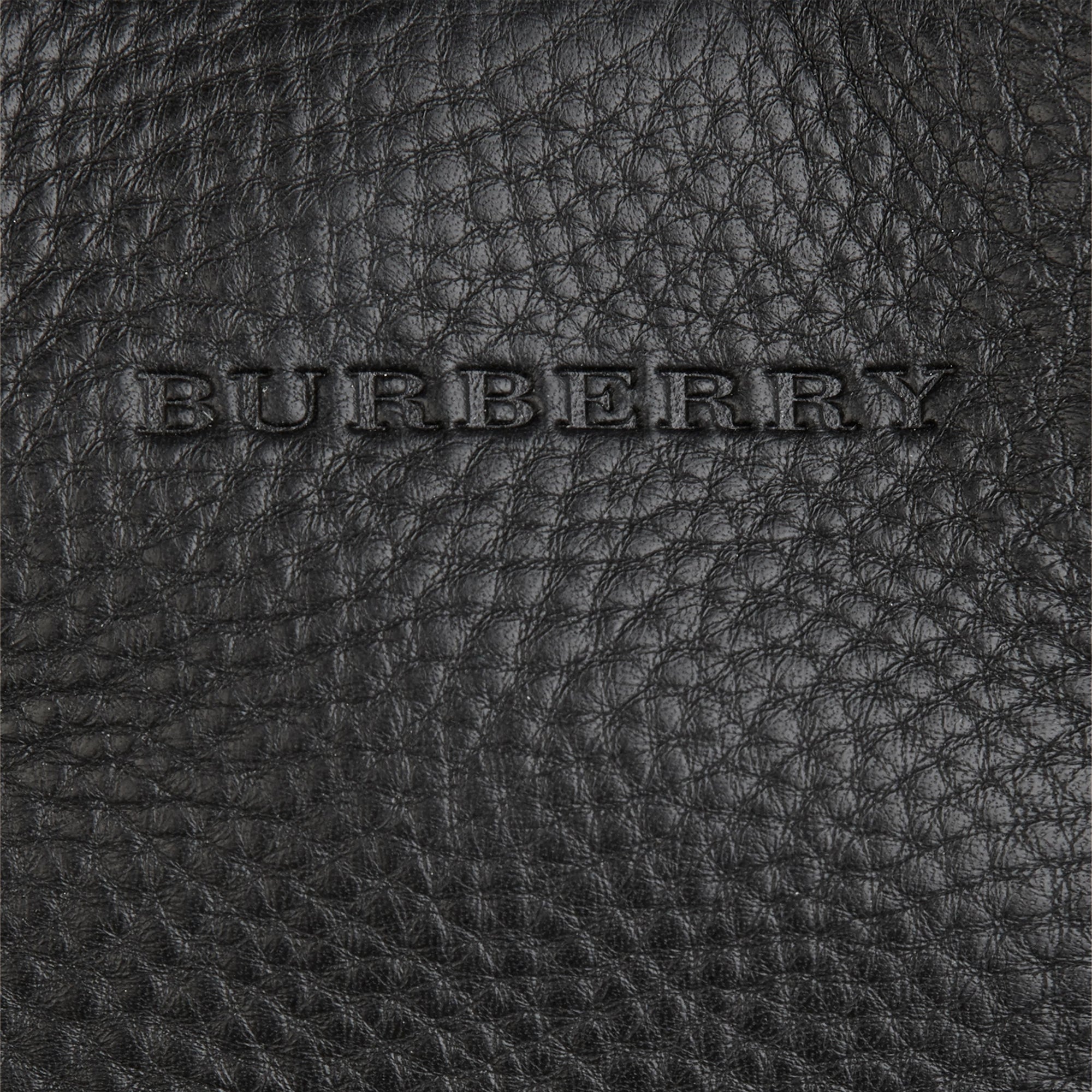 BLACK Sac tote medium en cuir orné de touches check