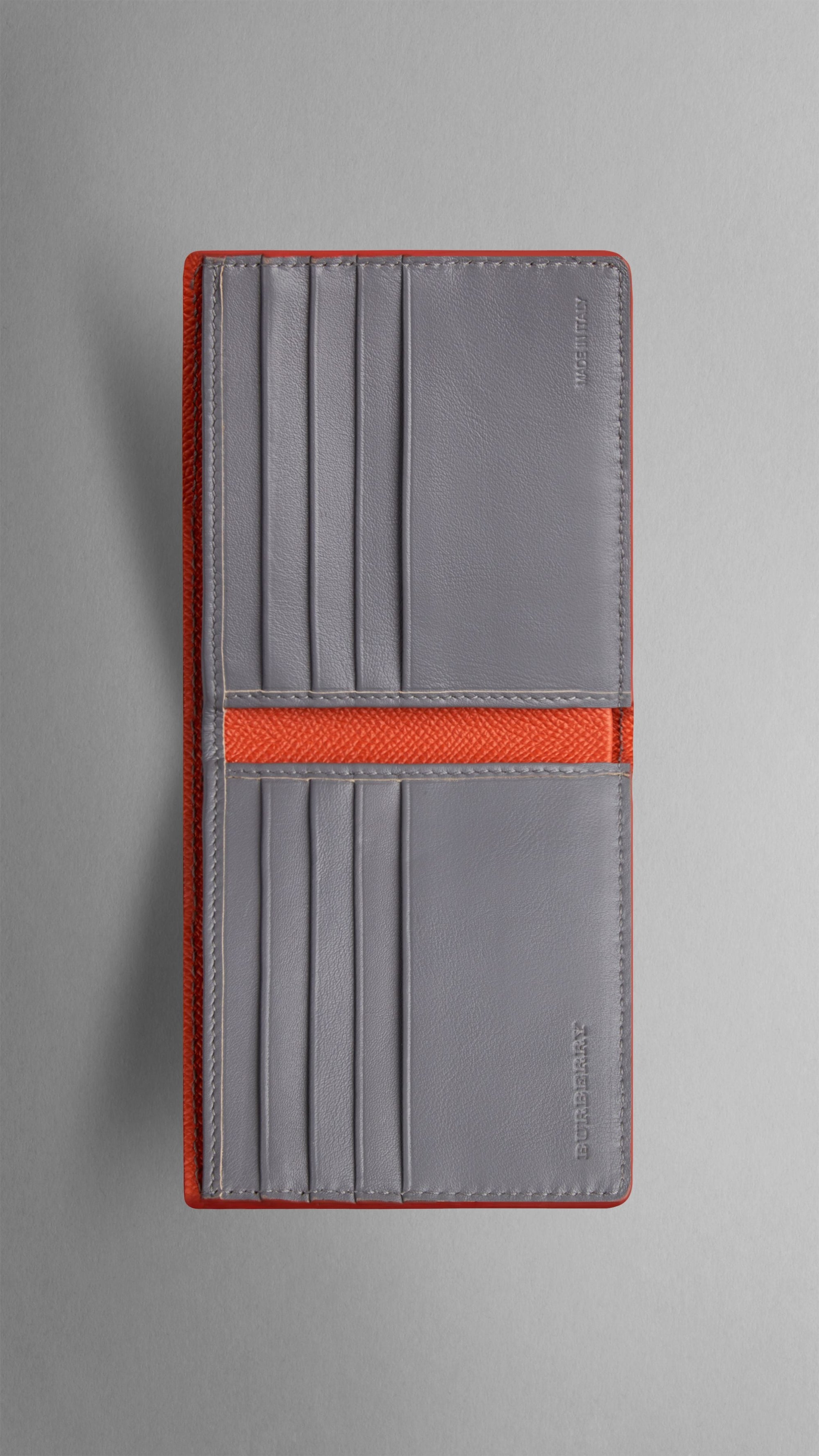 BRIGHT CORAL RED Portefeuille à rabat en cuir London
