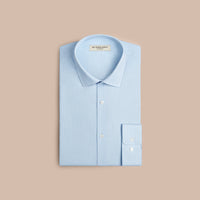 CITY BLUE Chemise vichy moderne en popeline de coton
