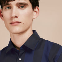 NAVY Chemise en coton à motif check