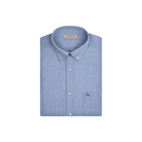 Chemise en coton et lin - Bleu Ciel