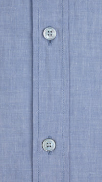 Chemise en coton et lin - Bleu Ciel