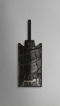 Chausse-pied en alligator - Noir