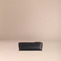 BLACK Petite pochette pour accessoires numériques en cuir grainé