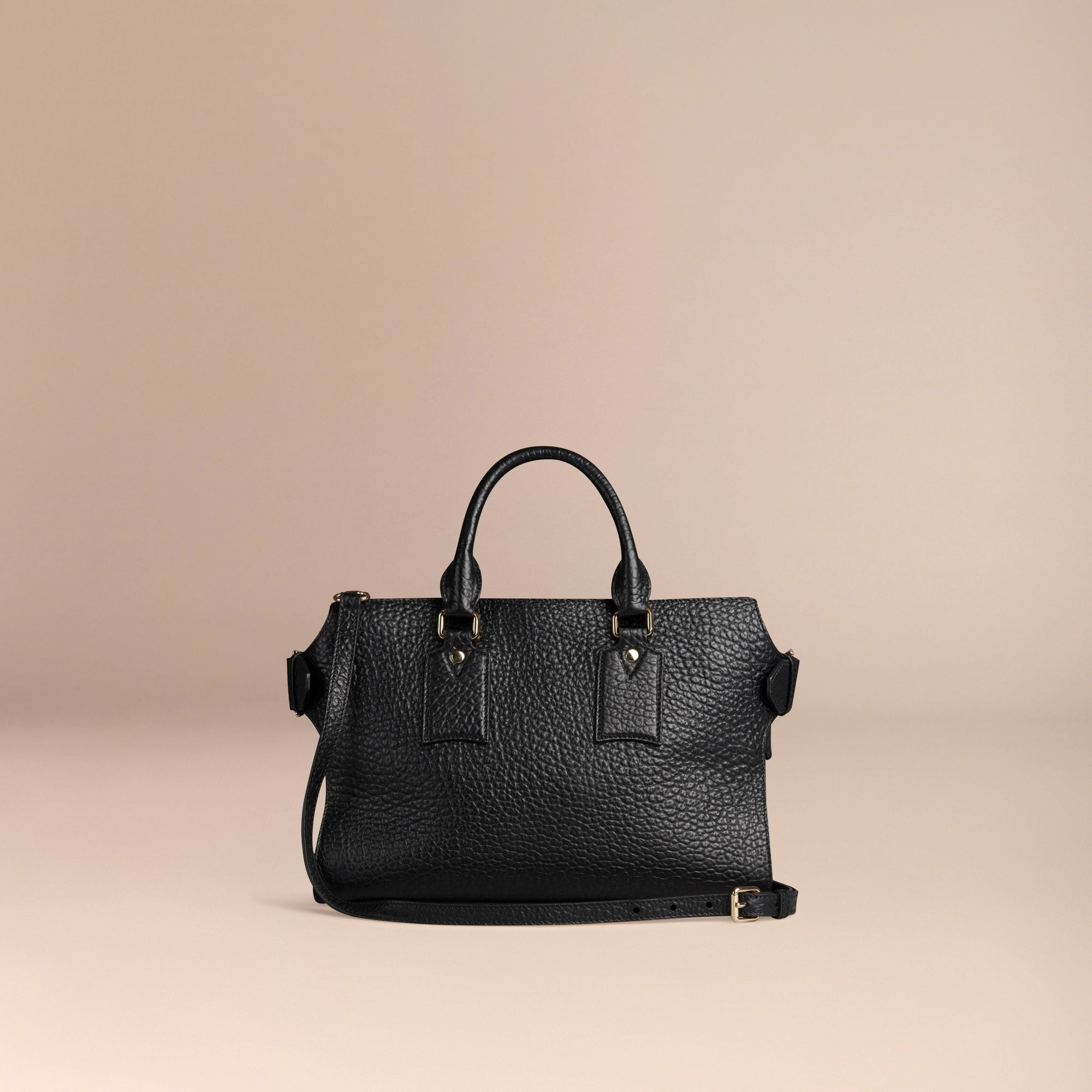 BLACK Sac medium The Clifton en cuir grainé emblématique