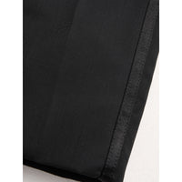 BLACK Pantalon de smoking en laine