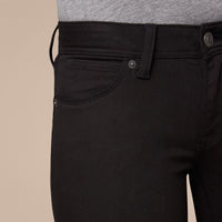 BLACK Jean skinny taille basse ultra-stretch raccourci