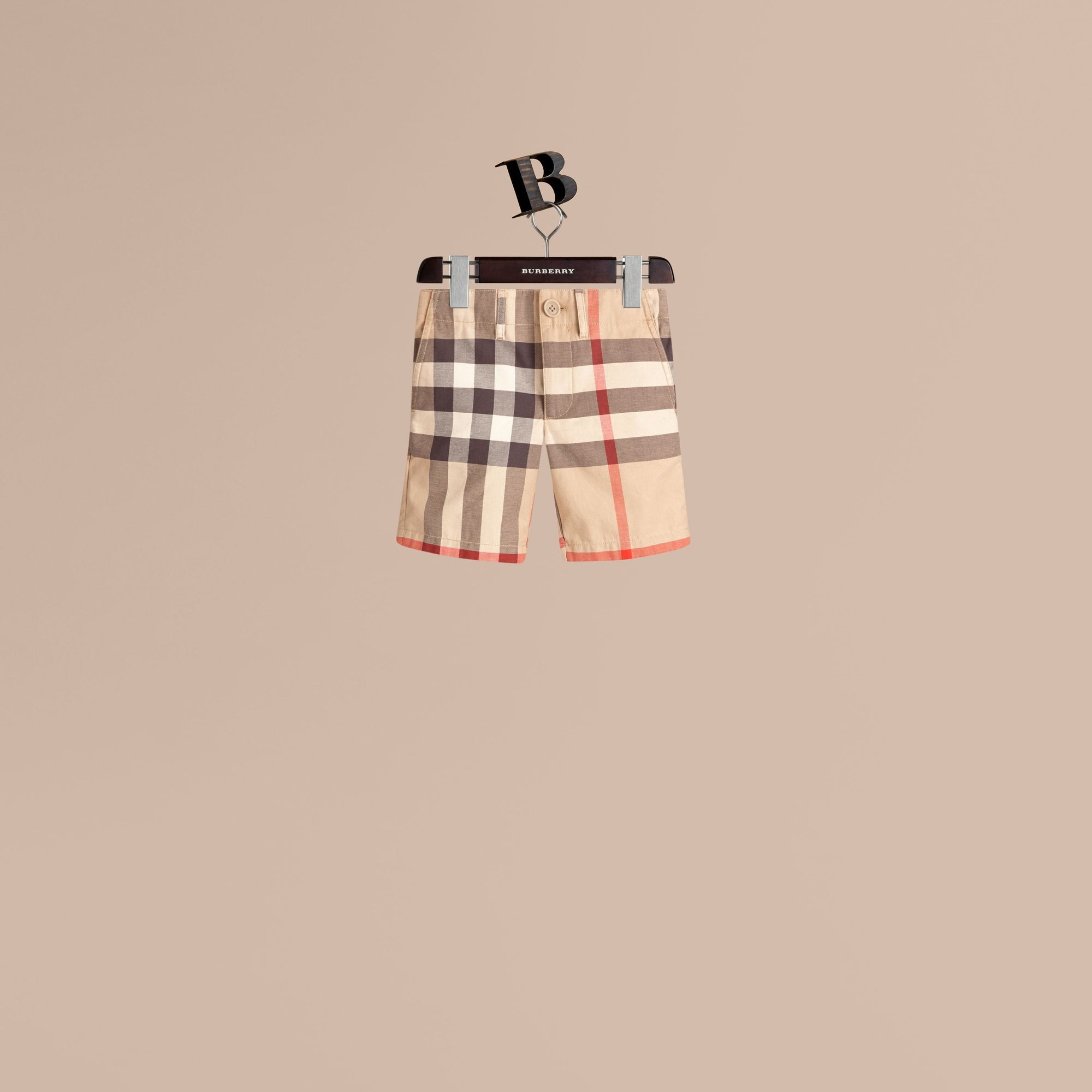 NEW CLASSIC Short en coton à motif check
