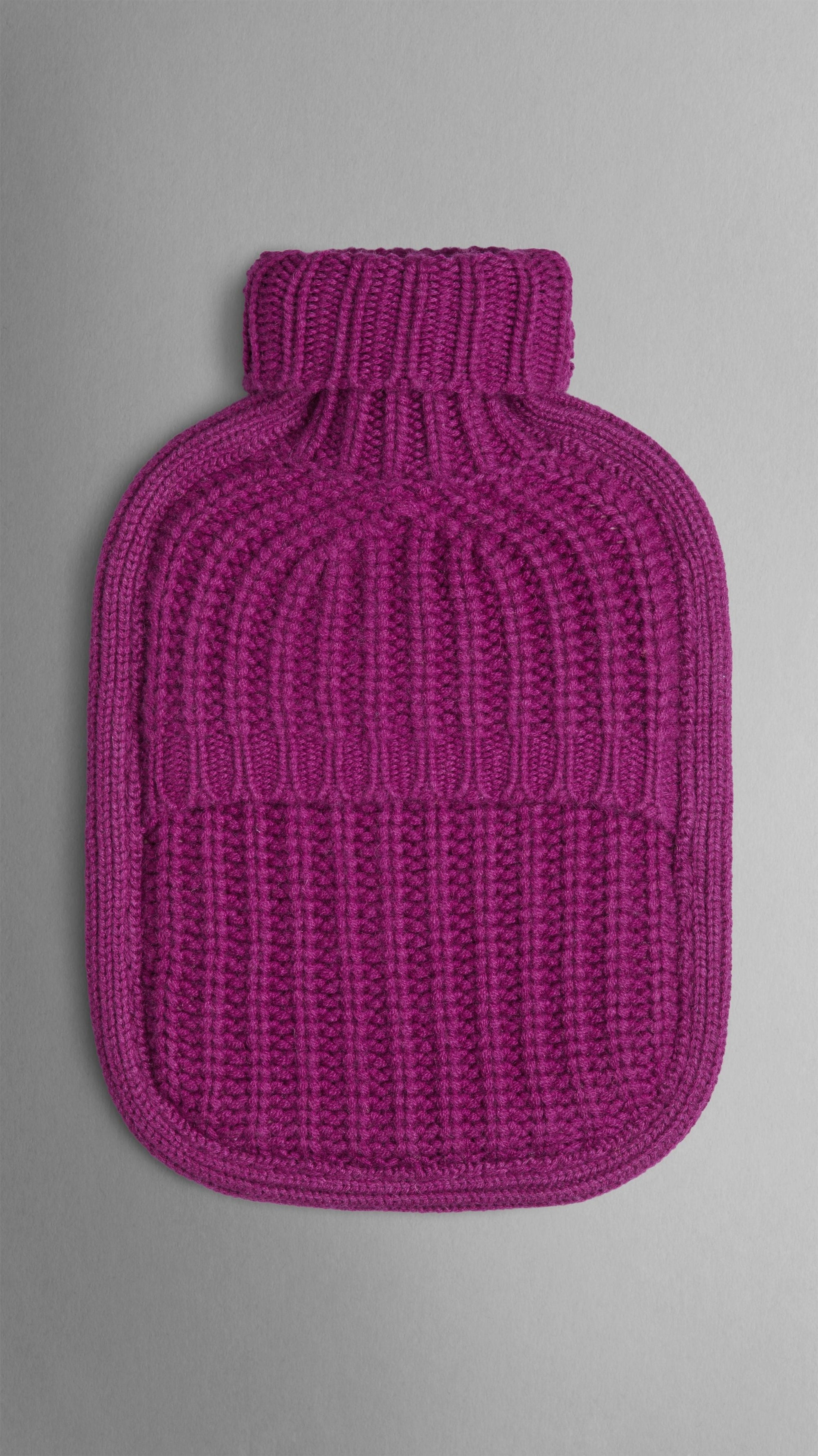 MAGENTA PINK Housse pour bouillotte en cachemire