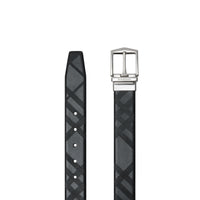 Ceinture réversible en cuir london - Noir