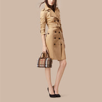 TAN Petit sac The Alchester en coton House check et cuir