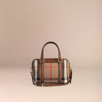 TAN Petit sac The Alchester en coton House check et cuir