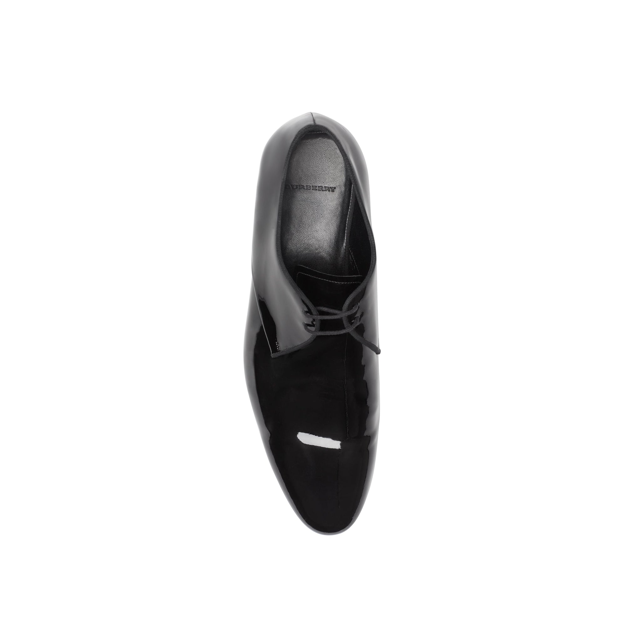 BLACK Chaussures à lacets en cuir ciré