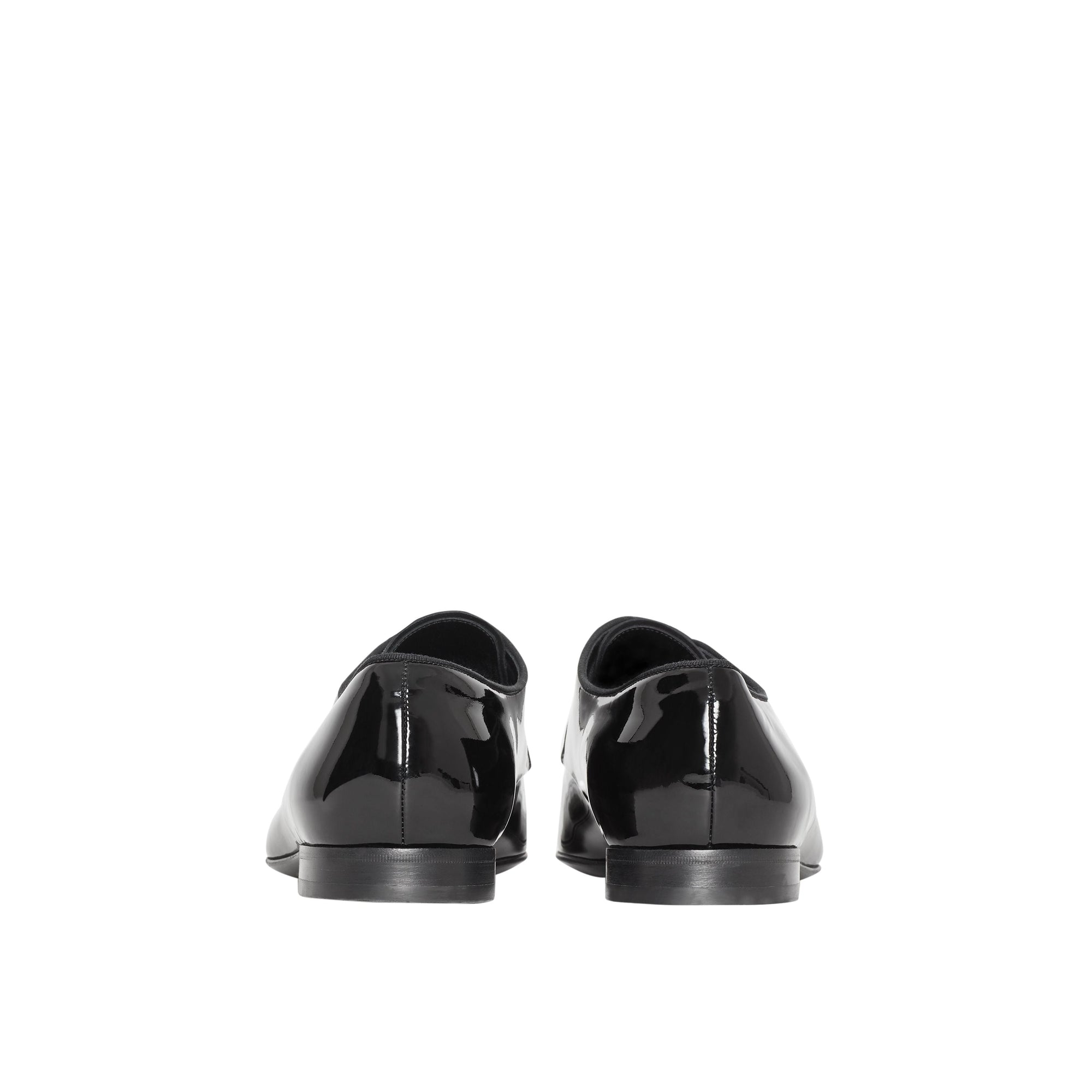 BLACK Chaussures à lacets en cuir ciré