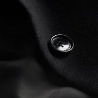 BLACK Manteau ajusté en laine et cachemire