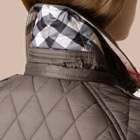 MINK GREY Manteau matelassé