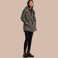 MINK GREY Manteau matelassé