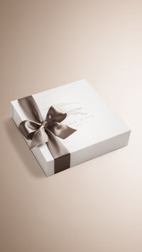 NAVY/WHITE Set cadeau trois pièces en coton à rayures