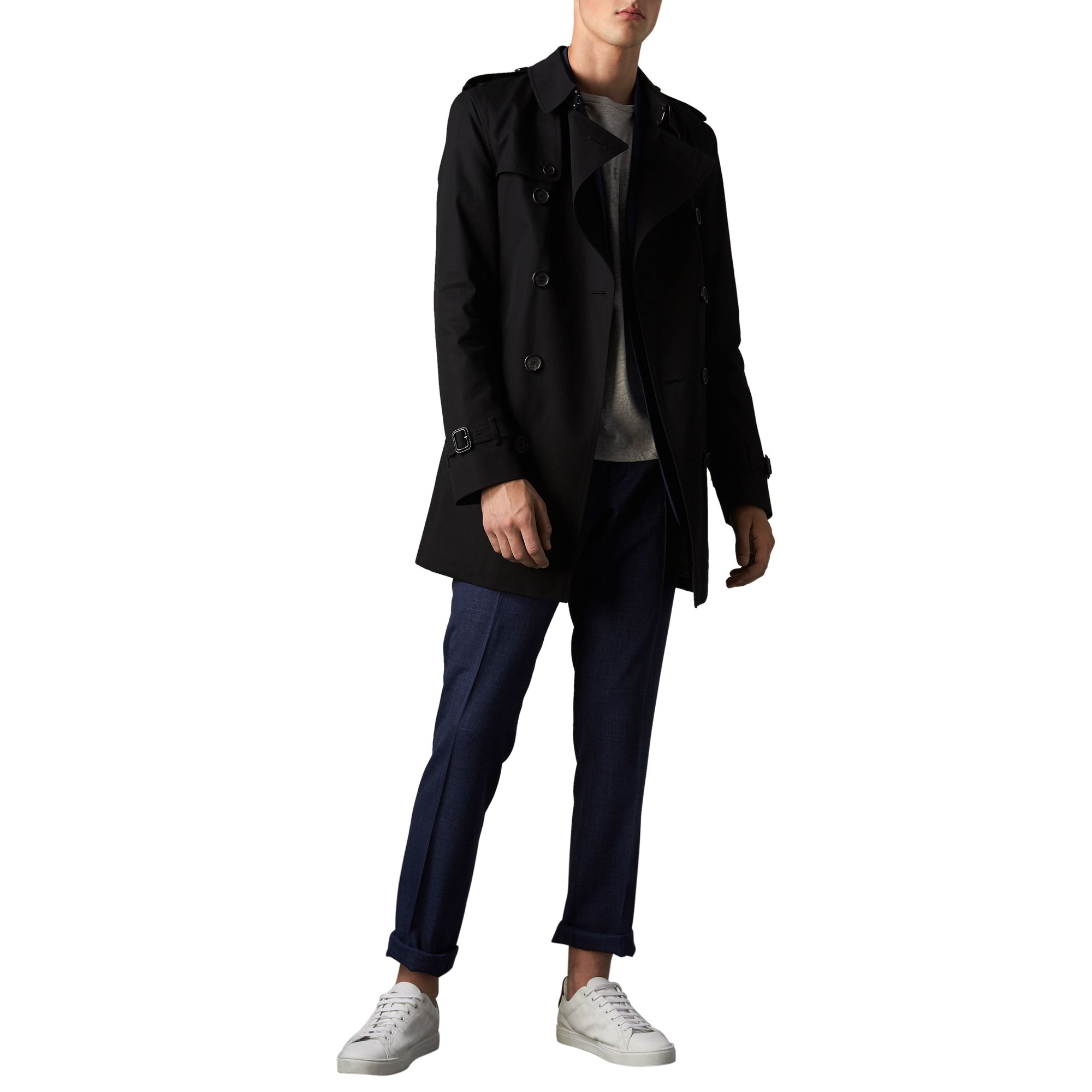 BLACK The Kensington – Trench mi-long